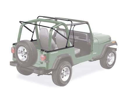 JEEP WRANGLER YJ/CJ7 - FOR Supertop Complete Soft Top Kit with Tinted Windows equipped with Full ...