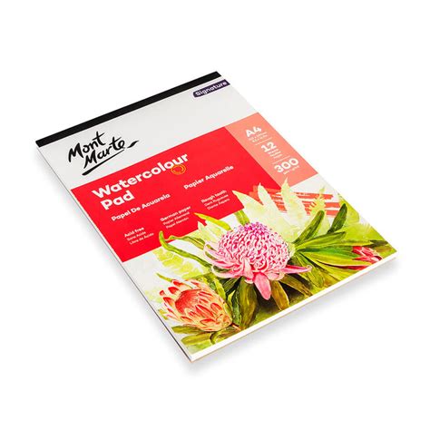 A4 Watercolor Pad Signature – 12 Sheets 300gsm Acid-Free Paper – Bbag ...