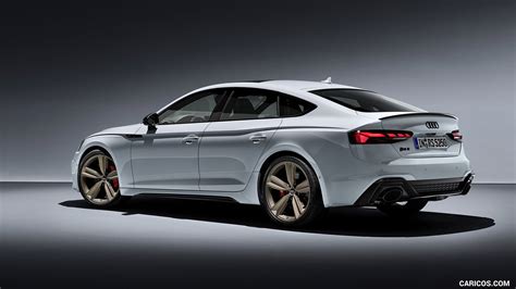 Audi RS 5 Sportback | 2020MY (Color: Glacier White) | Rear Three-Quarter