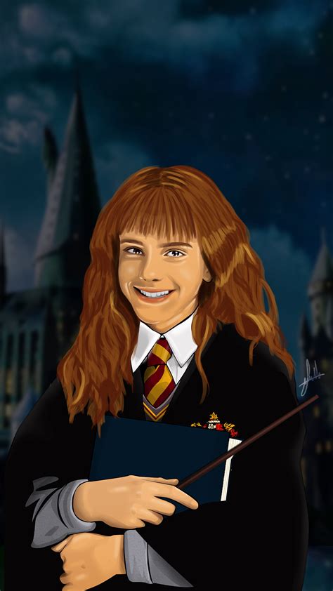 Hermione Granger Fan art By Ezgi Sarıkaya | Hermione granger, Hermione ...