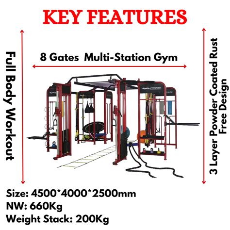 Best Commercial Multi Station Gym-CrossFit-360° (8 Gates) – EnergieFitness