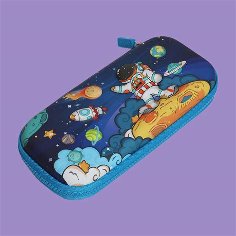School Kids Hard Case space Print Pencil Pouch small size – Kidspark