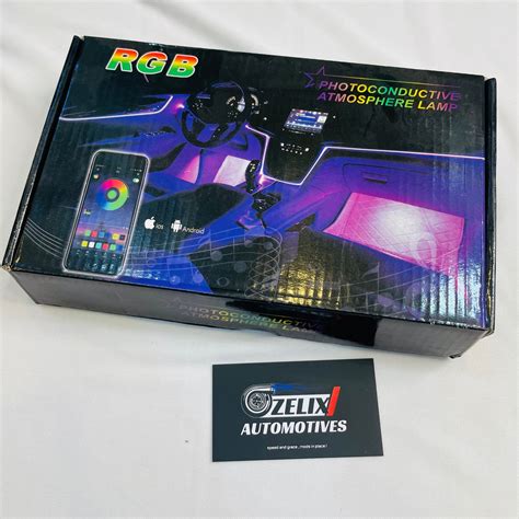 RGB 5-in-1 Ambient Light Kit | Universal Multicolor Interior EL Set ...