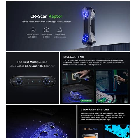 Creality CR-Scan Raptor 3D Scanner | 3D Gadgets Malaysia