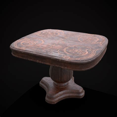3D Renaissance Round and Long Tables model - TurboSquid 2088369