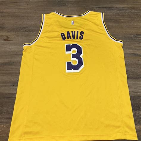lakers anthony davis jersey - Depop