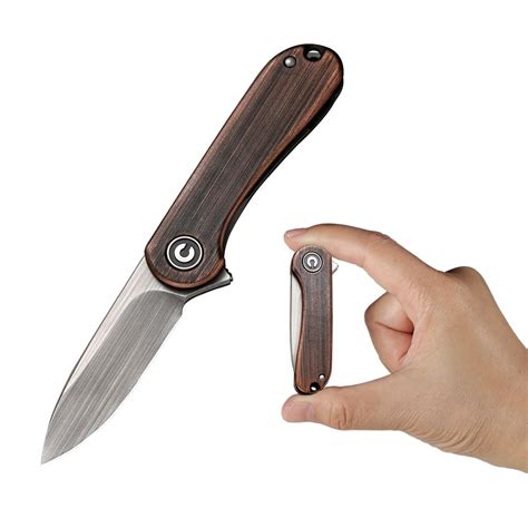 CIVIVI Mini Elementum Flipper Pocket Knife Small folding Knife with 1. ...