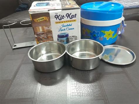 Stainless Steel Lunch Box - Brunch 4 Container Thermoware Stainless ...