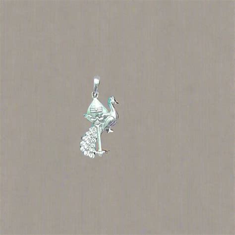 Peacock & Vel Pendant |Vel Dollar |Pure silver – Silvergift.in