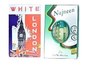 Raviour Lifestyle Nazneen and White London Pure and Non Alcoholic Attar ...