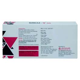 Sacu-V 50 Tablet | Uses, Side Effects, Price | Apollo Pharmacy