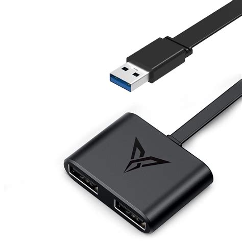 Rec Trade USB 3.0 to 2 Port USB Hub Adapter, USB Keyboard Mouse ...