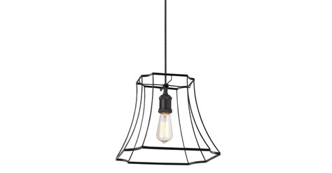 Dainolite BKO-1M-BK Belenko Single Light 15" Wide Pendant | Ferguson Home