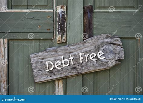 Debt Free Sign 的图像结果