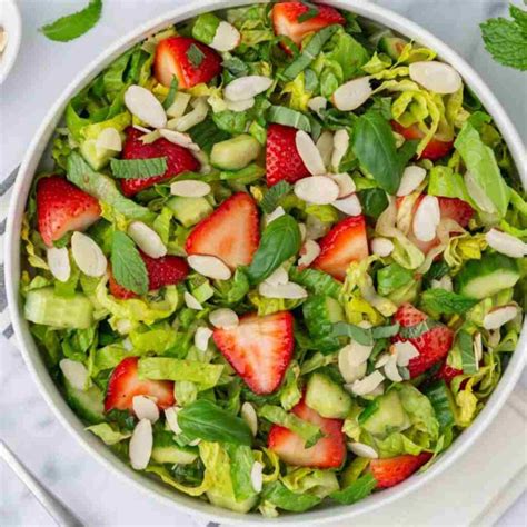 Chopped Strawberry Cucumber Salad