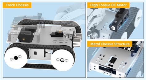 Qtruck Programmable Educational Robot with microbit and 3DOF Arm ...