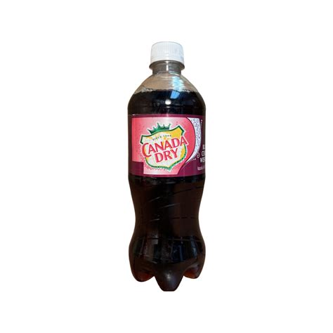 Canada Dry Black Cherry Wishniak, 20 Fl Oz , Pack of 24 - Walmart.com