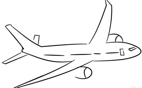 Kids Airplane Drawing Library Coloring Pages Plane Clipart Sketch ...