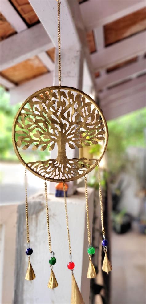 Tree Life hanging wind chimes Foyer balcony garden – Smris