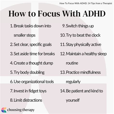 How To Focus With Adhd