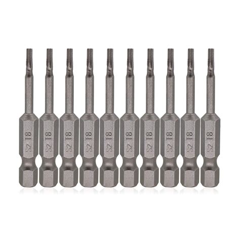 VictorsHome T8 Torx Magnetic Screwdriver Bits, 1/4 Inch Hex Shank 2 ...