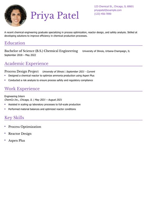 Engineering Internship Resume Examples 的图像结果