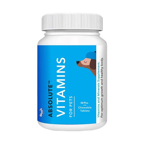 Drools Absolute Vitamin Supplement Tablets for Dogs – Sukadev Animal Care