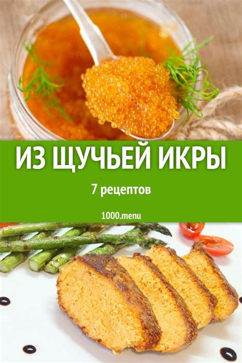 Блюда с щучьей икрой щуки: 7 рецептов