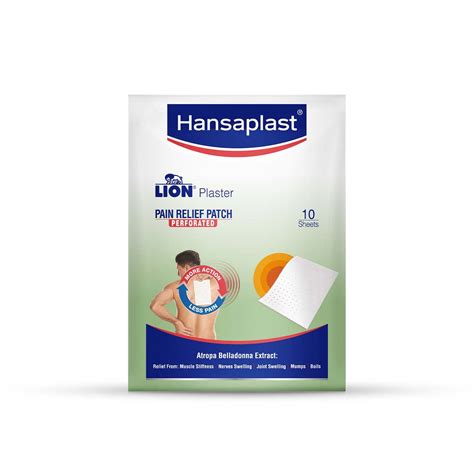 Hansaplast Lion Heat Plaster, Back and Neck Pain Relief Patches | 10 ...