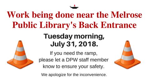 Copy of Alert | Melrose Public Library