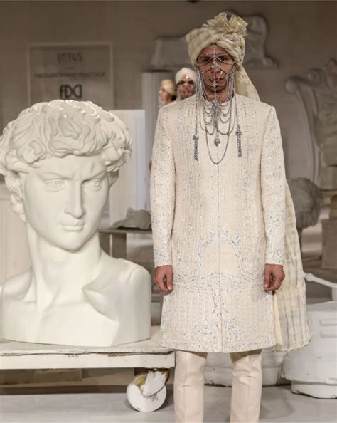 Shop Designer Light Sage Green Thierry Sherwani for Men