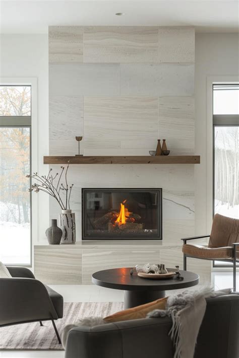40 Stylish Modern Mantel Decor Designs for an Elegant Home | Fireplace ...