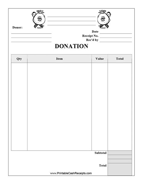 40 Donation Receipt Templates & Letters [Goodwill, Non Profit]
