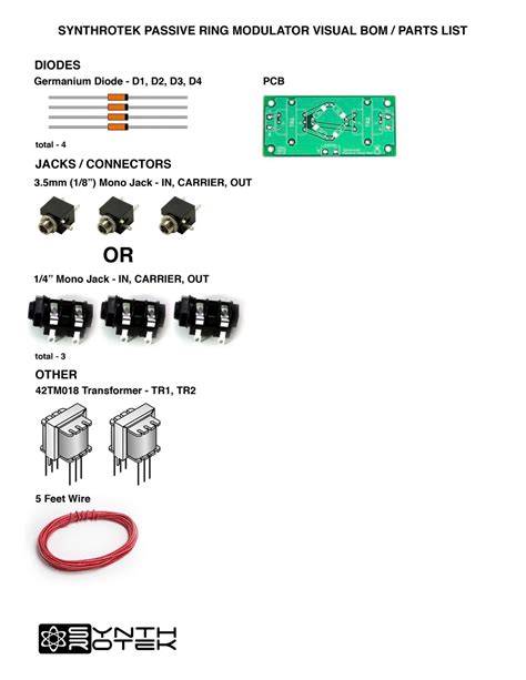 Rezultat imagine pentru Ring Modulator Build