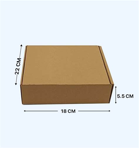 Premium Multipurpose Corrugated Box 7x8.5x2 Inches applicable for 500 ...