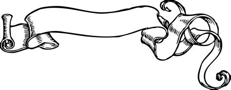 Scroll Line Art | Free Download Clip Art | Free Clip Art | on Clipart ...