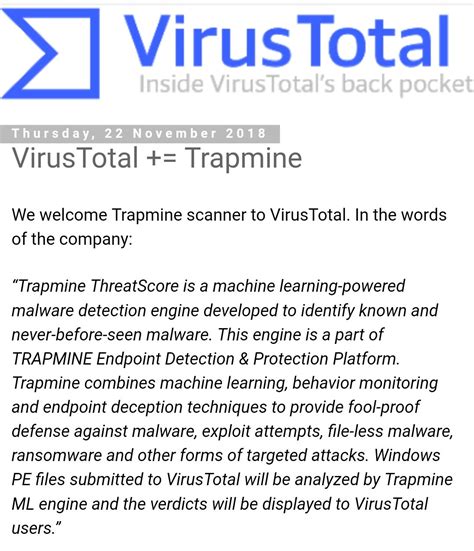 Trapmine Virus