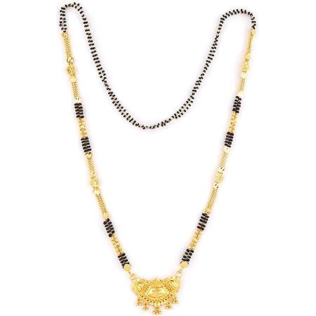Buy MEENAZ Jewellery's Traditional Temple Forming 1 g Gold Wedding ...