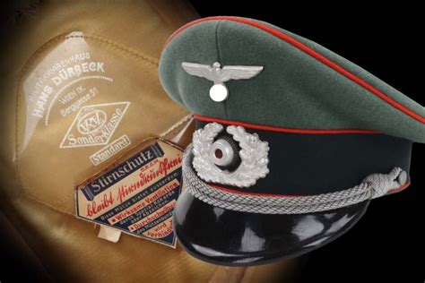 ratisbon's | Heer Artillery visor cap for officers - Erel tag and ...