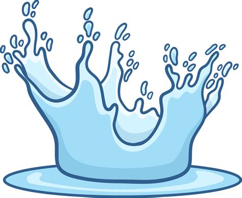 Water splash clipart 26750310 PNG