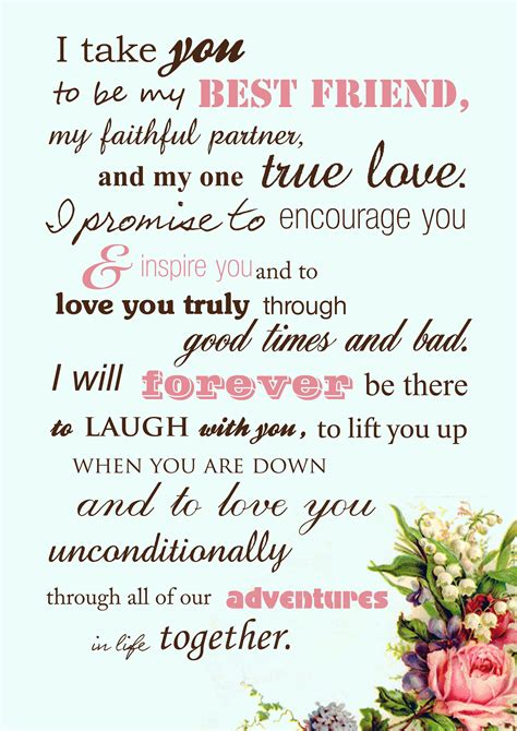 Personalized Vows Examples