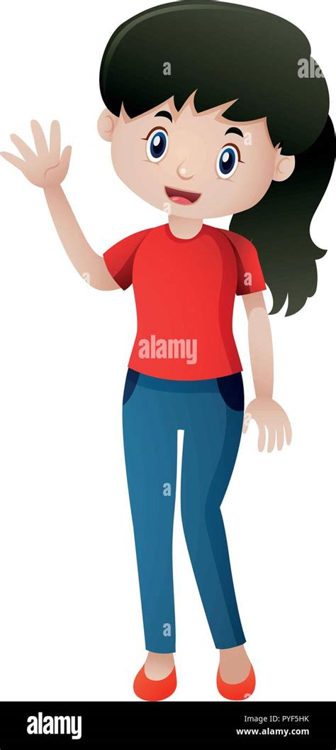 Female hand gesture clipping path Stock Vector Images - Alamy