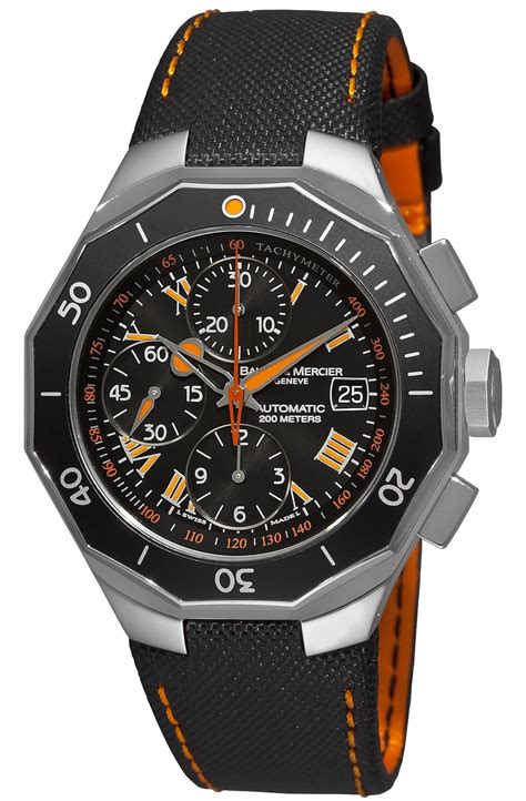 Baume & Mercier Men's 8797 Riviera Chronograph Strap Watch : Baume et ...