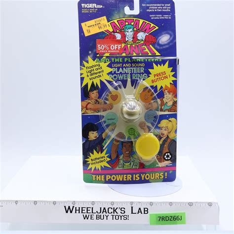 Planeteer Power Ring Captain Planet 1991 Tiger Toys NEW MOSC SEALED ...