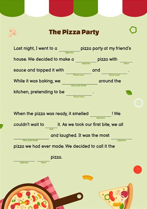 Funny Printable Mad Libs