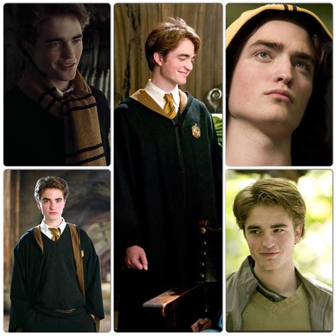 Robert Pattinson portrays the character of Cedric Diggory in the movie ...