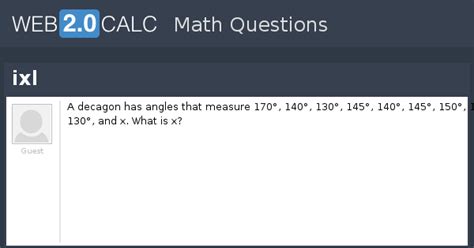 View question - ixl