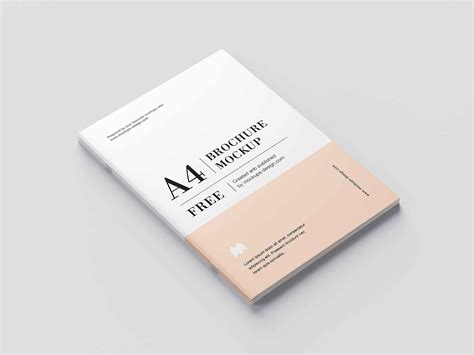 Free A4/A5 Brochure Mockup (PSD)