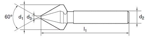 Straight Shank, Countersink 3-Flute 60° 472 | GUHRING | MISUMI India