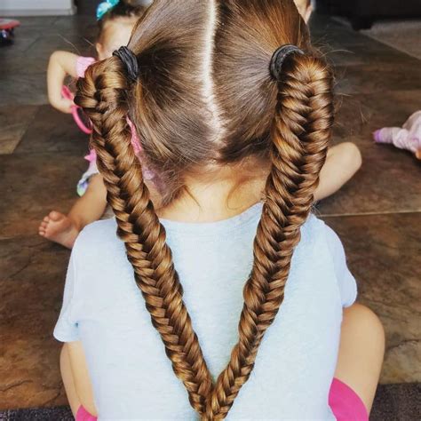 Image result for Fishtail Braid Pigtails Tutorial